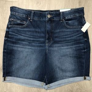 Maurices Everflex High-rise Bermuda Denim Shorts